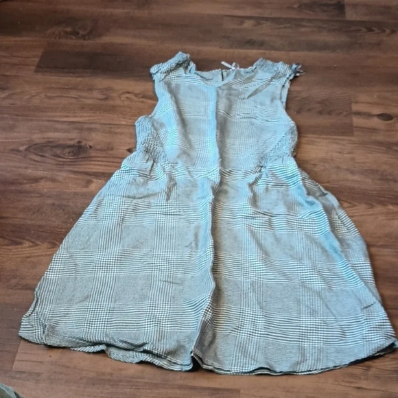 Free People Black Tweed Frayed shoulder Dress VV - Picture 1 of 5